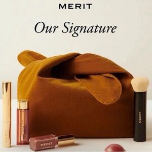 Merit Brown Cosmetic Bag